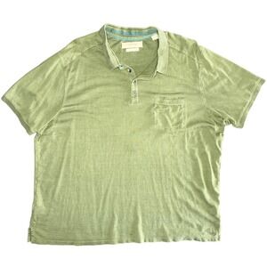 Tommy Bahama Men's XXL 2XL Island Modern Fit 70% Silk‎  Polo - Green